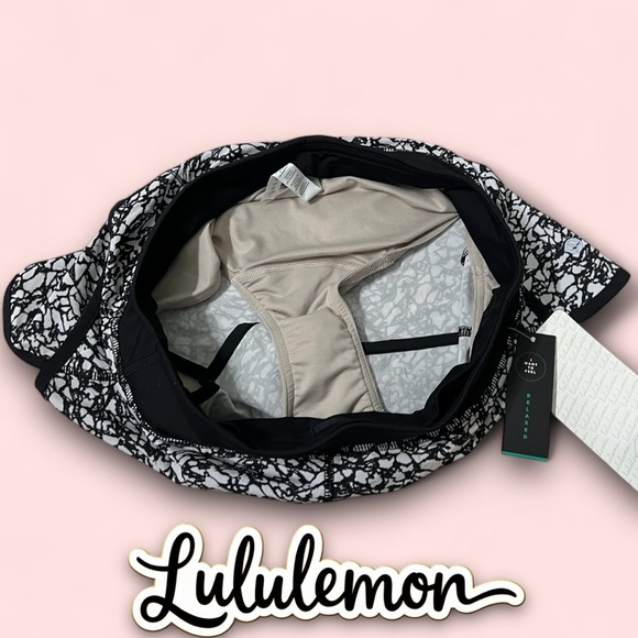 RARE limited edition Lululemon Speed Short Venture Floral Alpine White Black - Picture 6 of 11